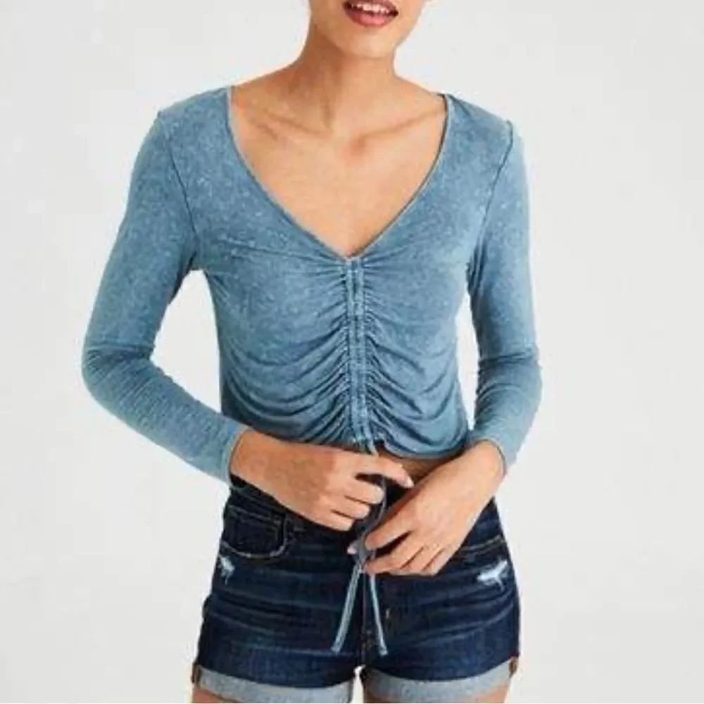 American Eagle Outfitters Soft & Sexy tie dye cropped top size S